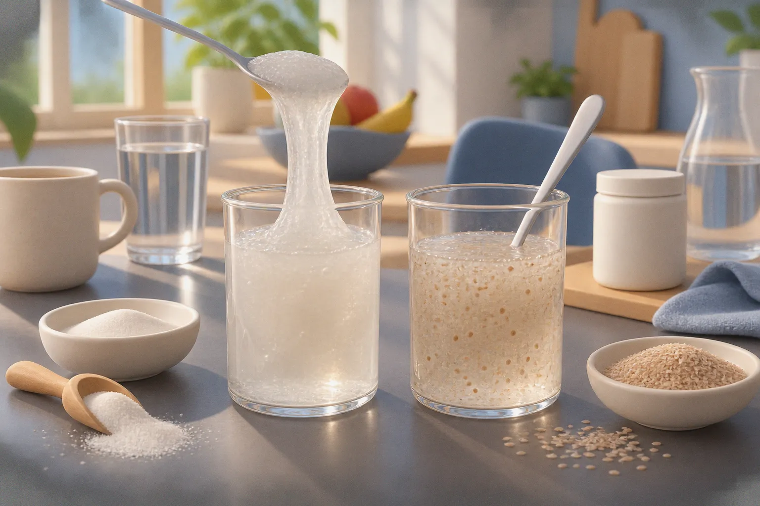 Glucomannan oder Flohsamenschalen: Was sättigt besser?