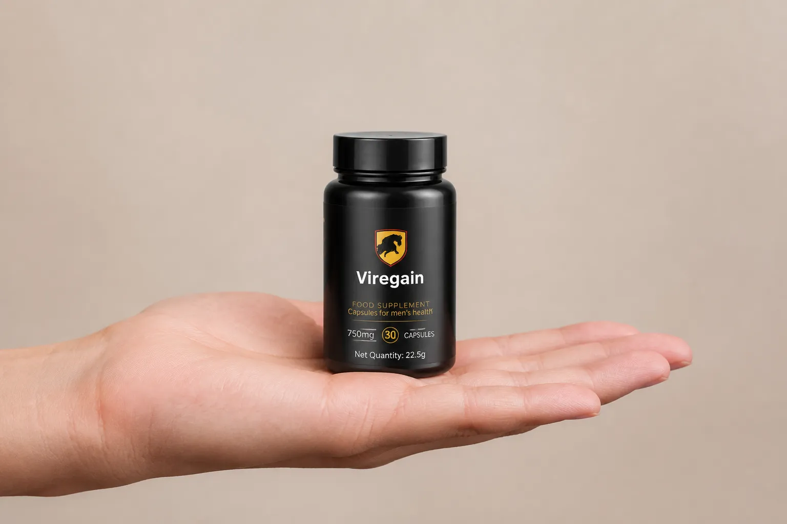 Urogun — Verpackung in der Hand