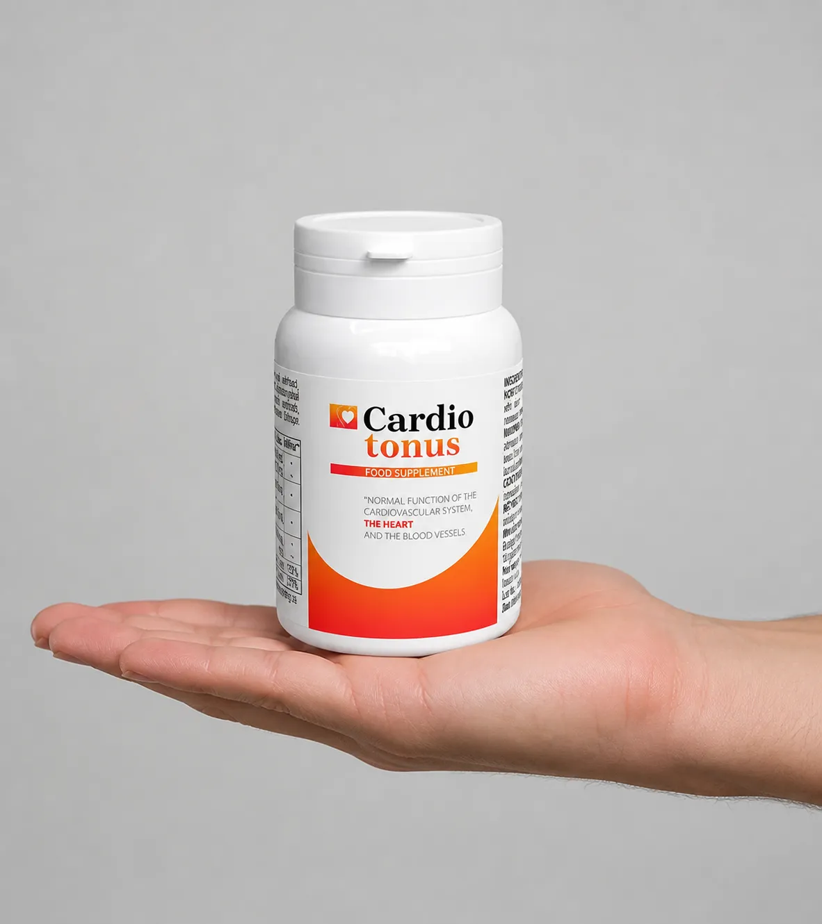 Cardiotonus — Verpackung in der Hand