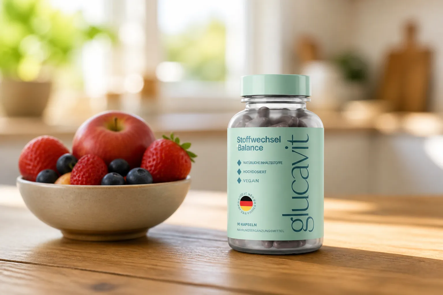 Glucavit — Verpackung im Alltag