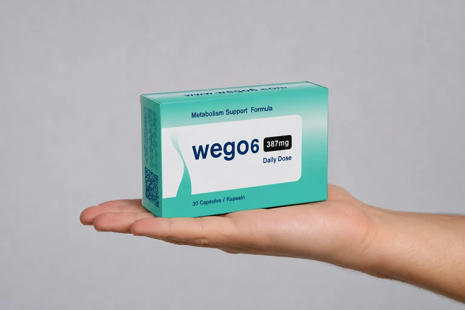 WEGO6 — Verpackung in der Hand