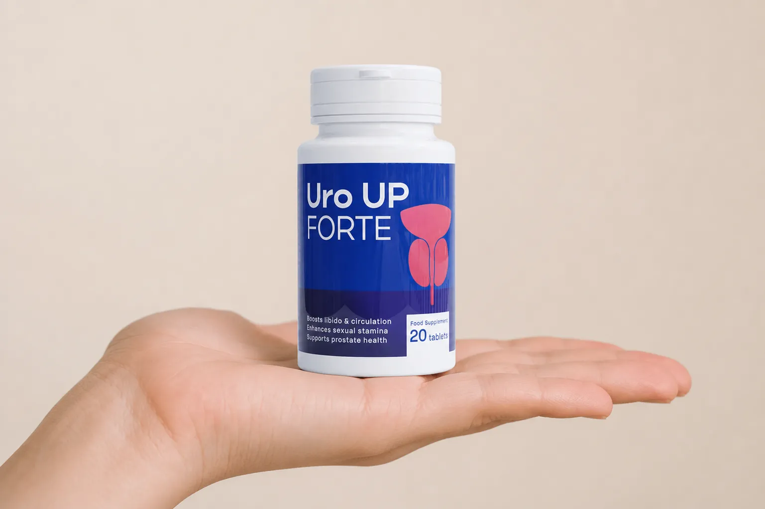 Uro Up Forte — Verpackung in der Hand