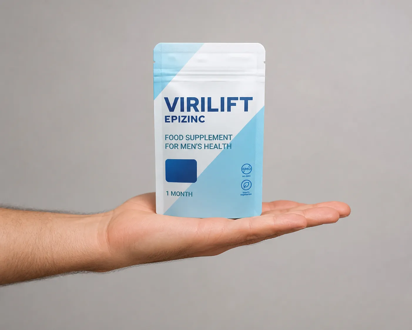 Virilift capsules for prostatitis — Verpackung in der Hand