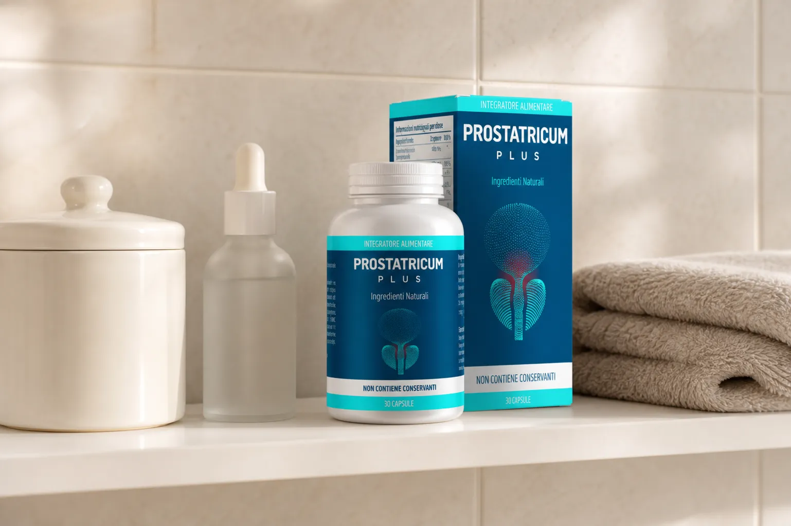 Prostatricum PLUS — Verpackung im Alltag