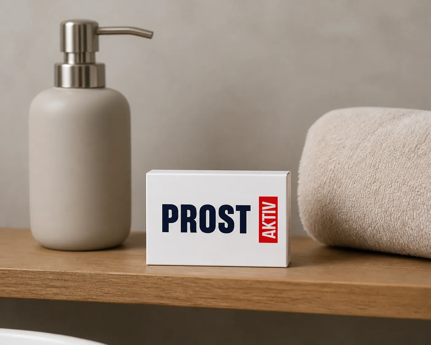 ProstaAktiv — Verpackung im Alltag