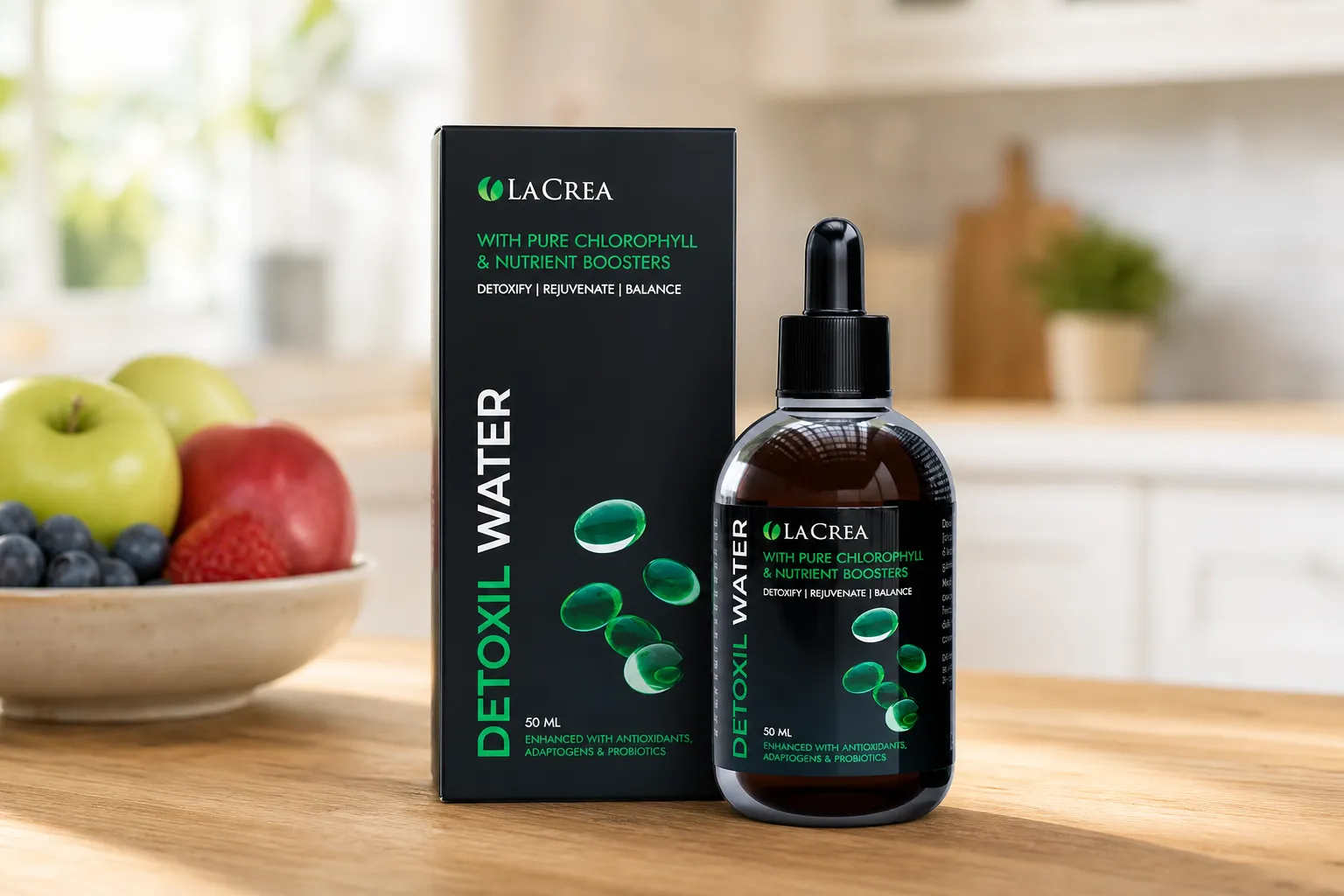 Detoxil Water Parasites — Verpackung im Alltag