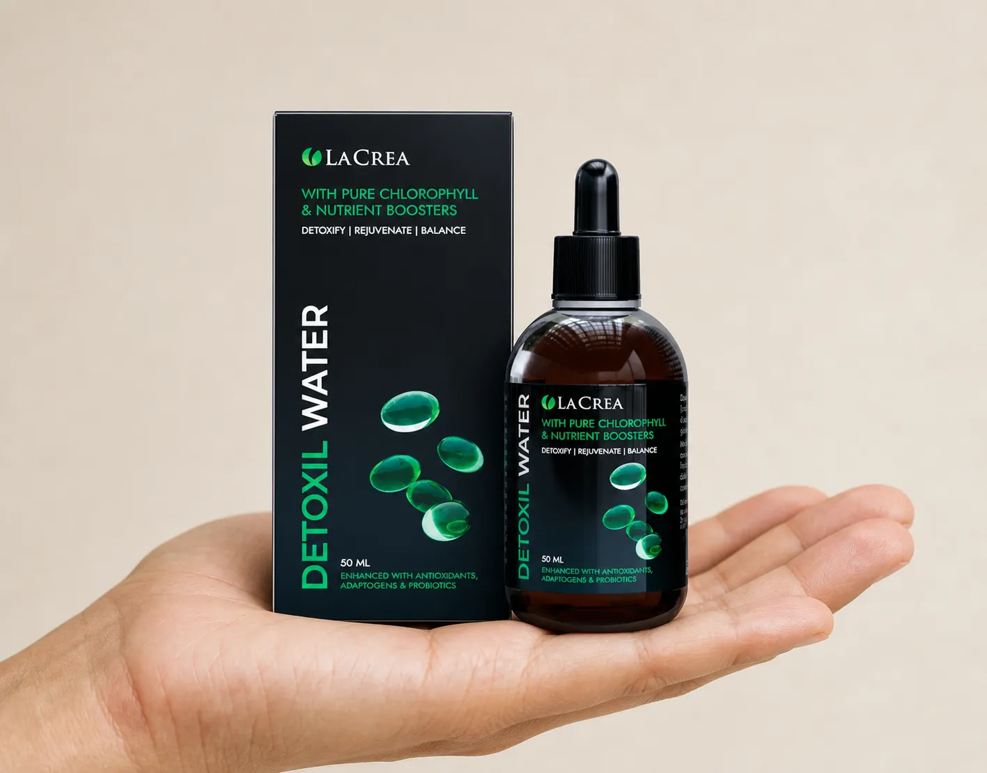Detoxil Water Parasites — Verpackung in der Hand