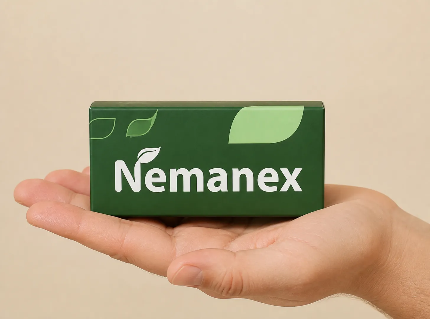 NEMANEX EU — Verpackung in der Hand