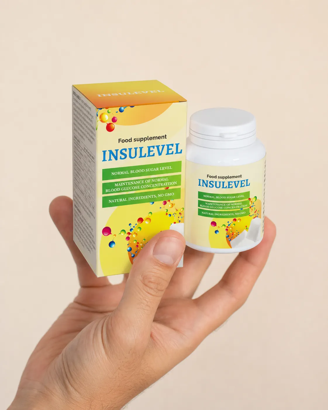 INSULEVEL EU — Verpackung in der Hand