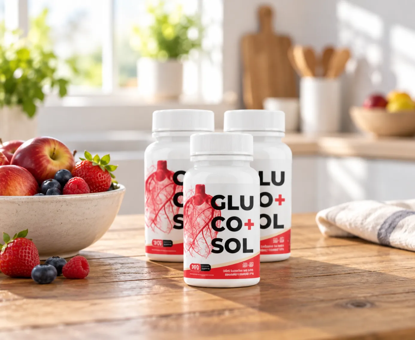 Glucosol — Verpackung im Alltag
