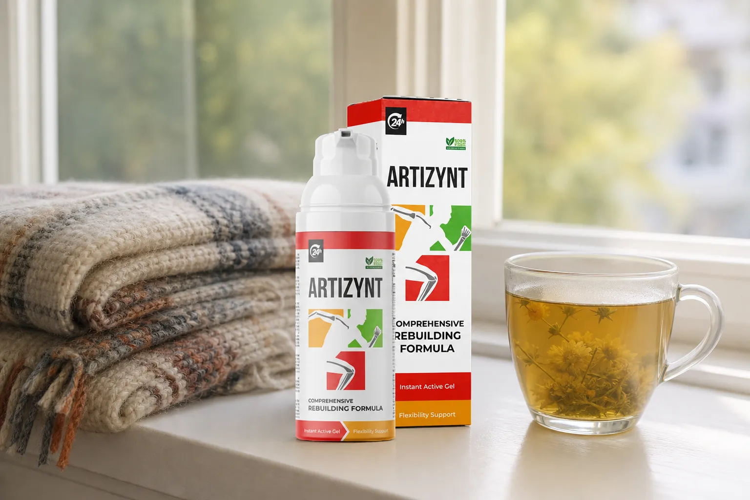 ArtiZynt Gel — Verpackung im Alltag