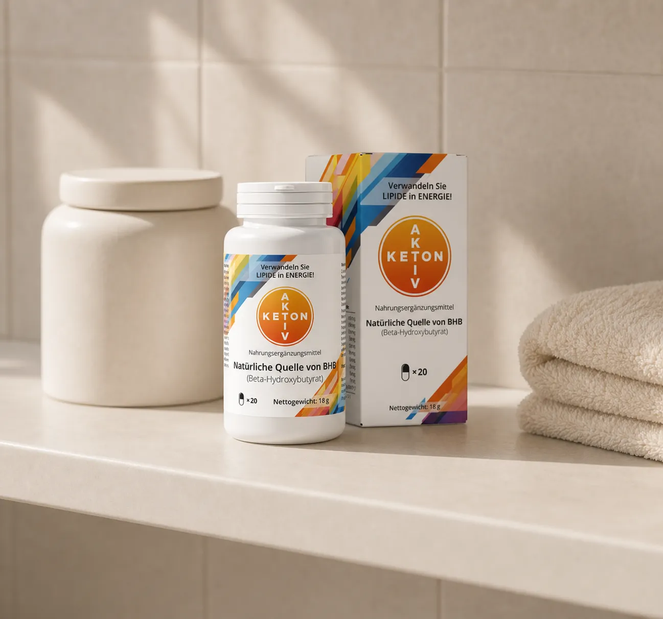 Keton Aktiv — Verpackung im Alltag