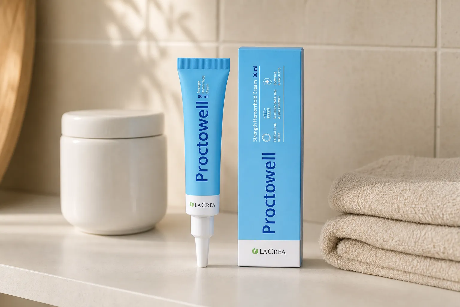 Proctowell — Verpackung im Alltag
