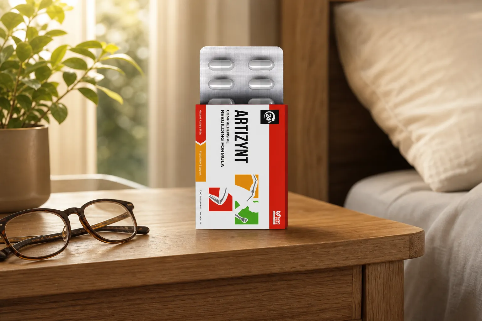 ArtiZynt Capsules Full price + — Verpackung im Alltag
