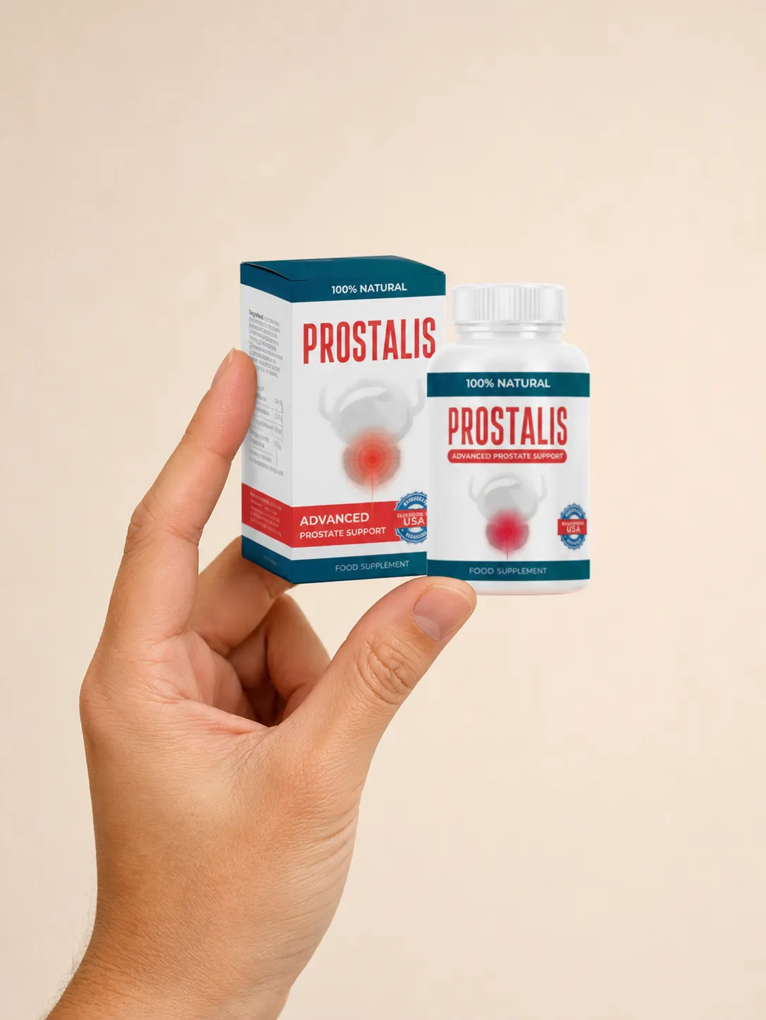 Prostalis Full price + — Verpackung in der Hand