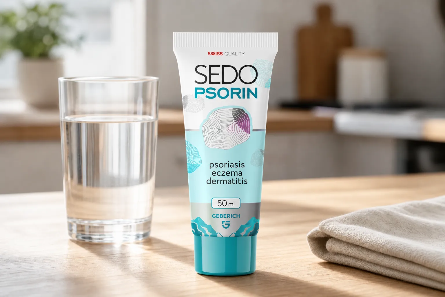 Sedopsorin — Verpackung im Alltag