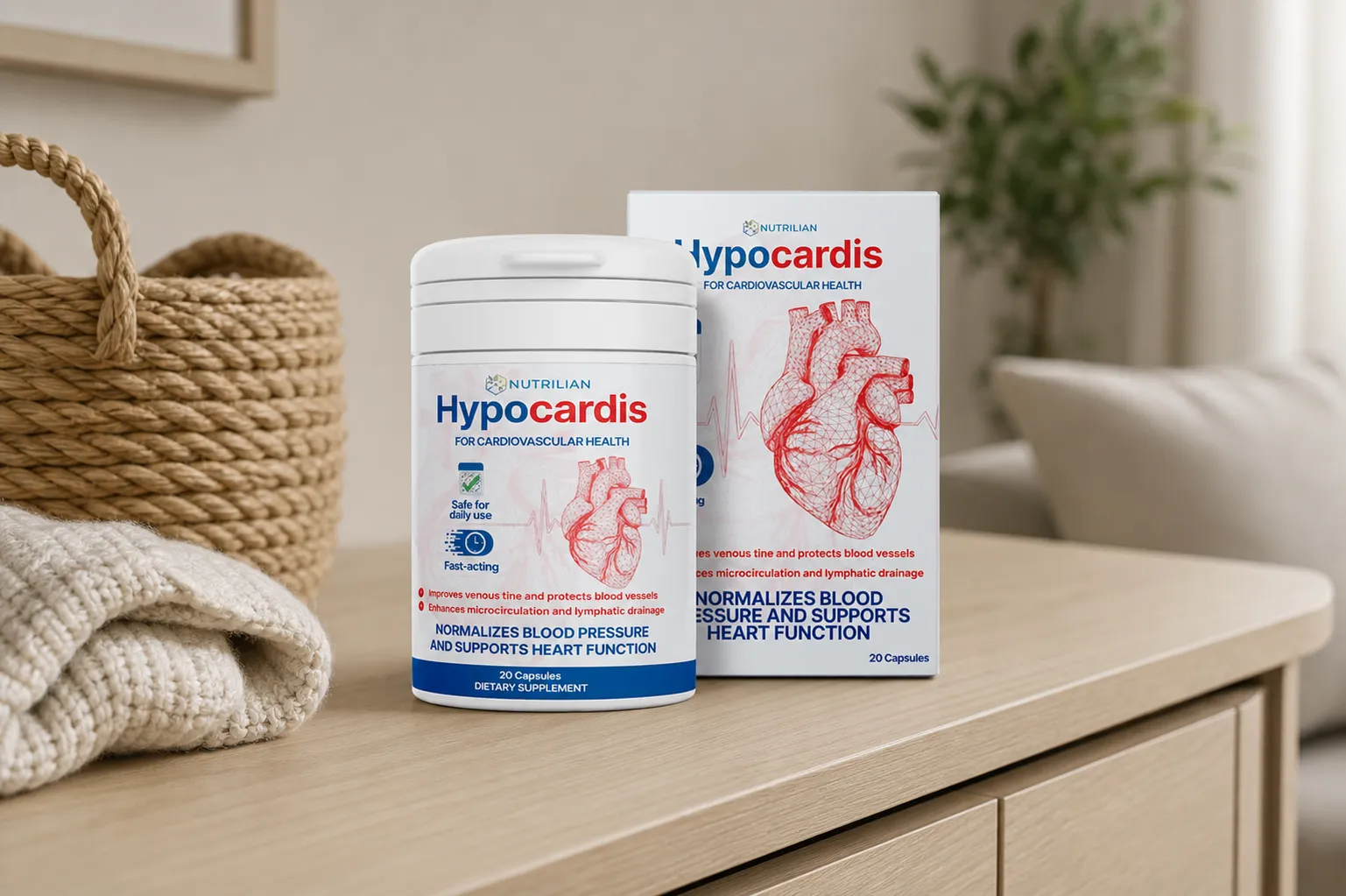 Hypocardis — Verpackung im Alltag