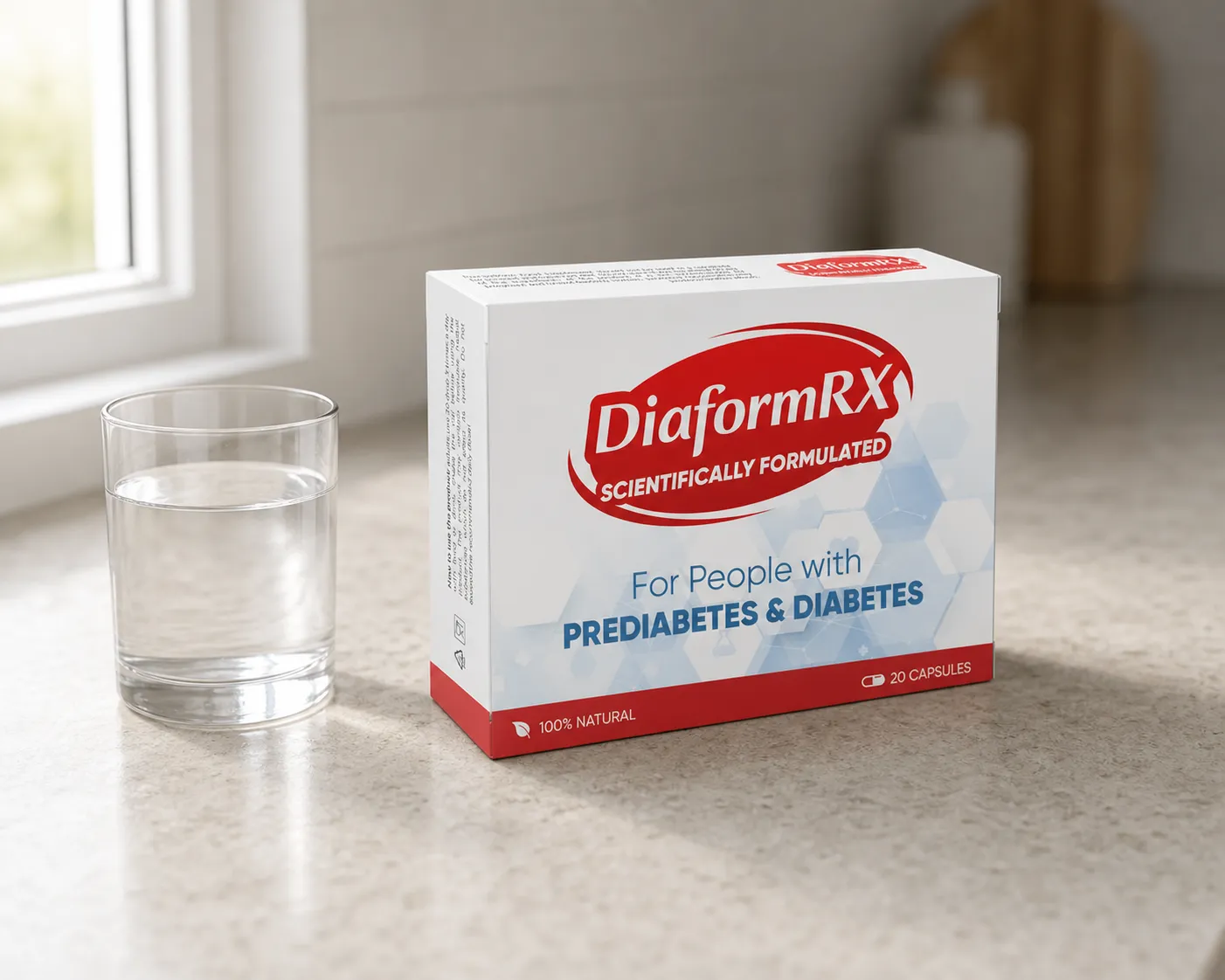 DiaformRX Full price + — Verpackung im Alltag