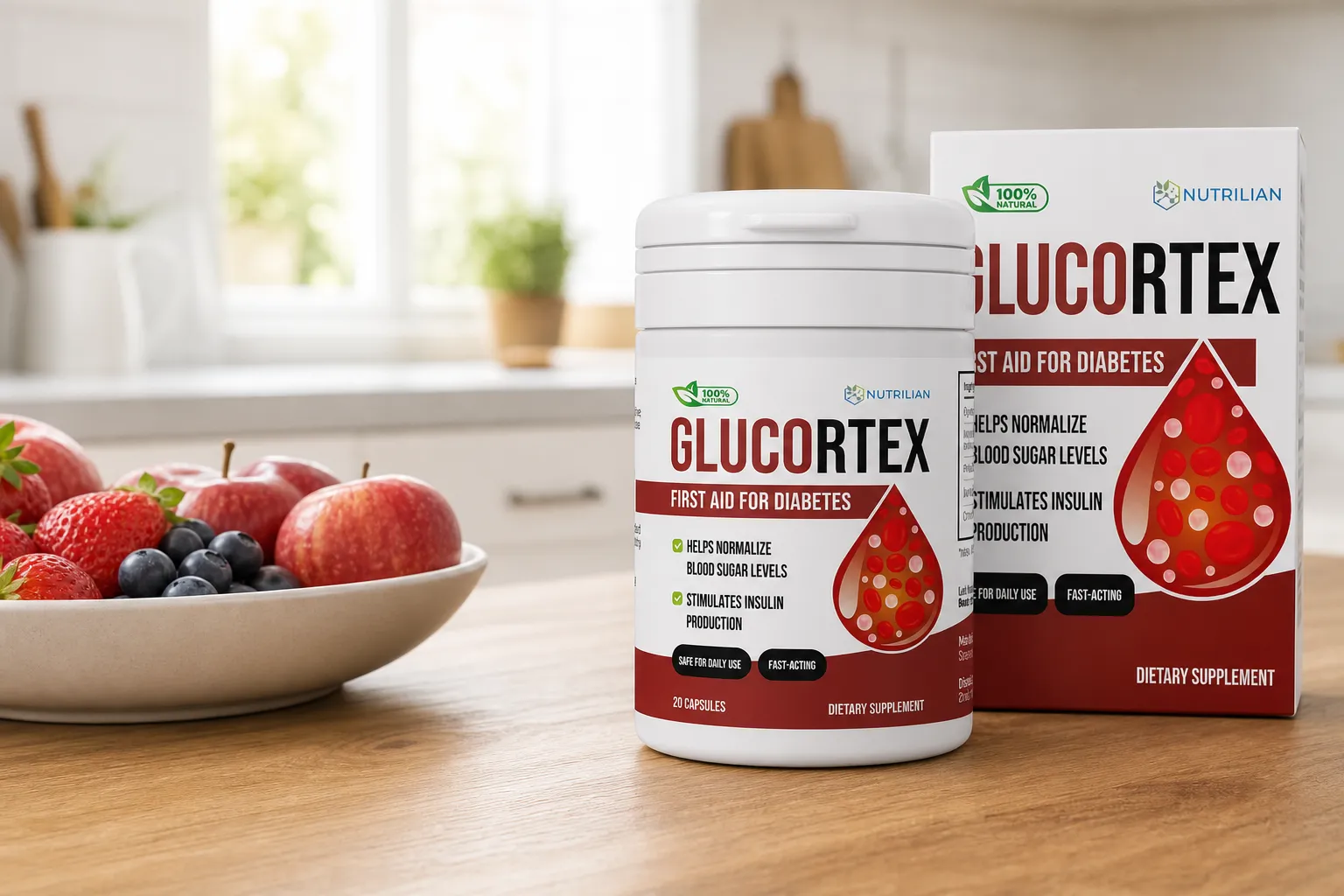Glucortex — Verpackung im Alltag