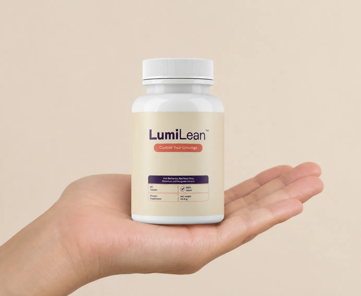 LUMILEAN — Verpackung in der Hand