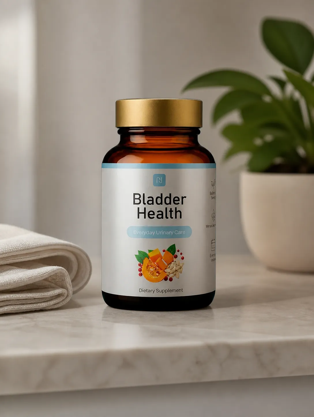 Bladder Health — Verpackung im Alltag