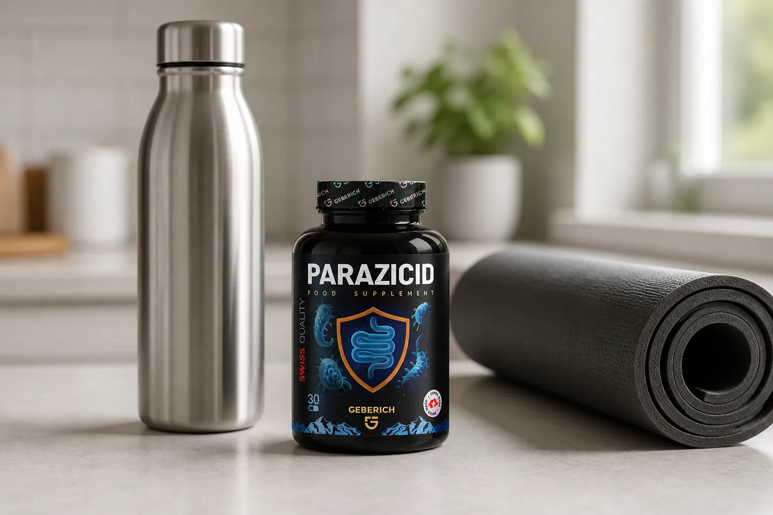 Parazicid — Verpackung im Alltag