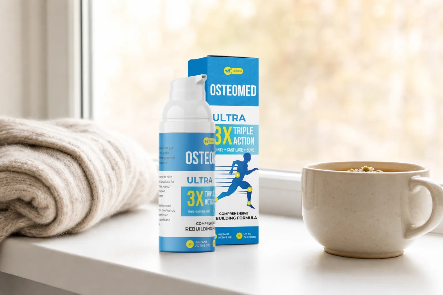 Osteomed — Verpackung im Alltag