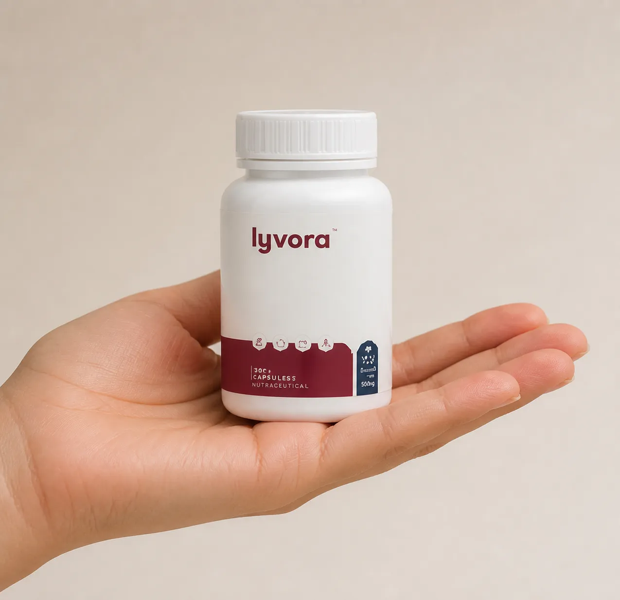 Lyvora HCTC — Verpackung in der Hand