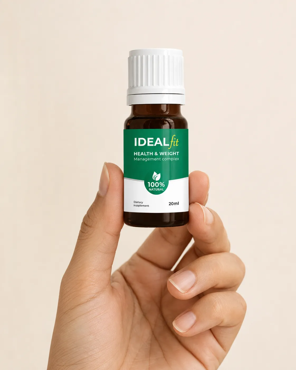 IdealFit full price + — Verpackung in der Hand