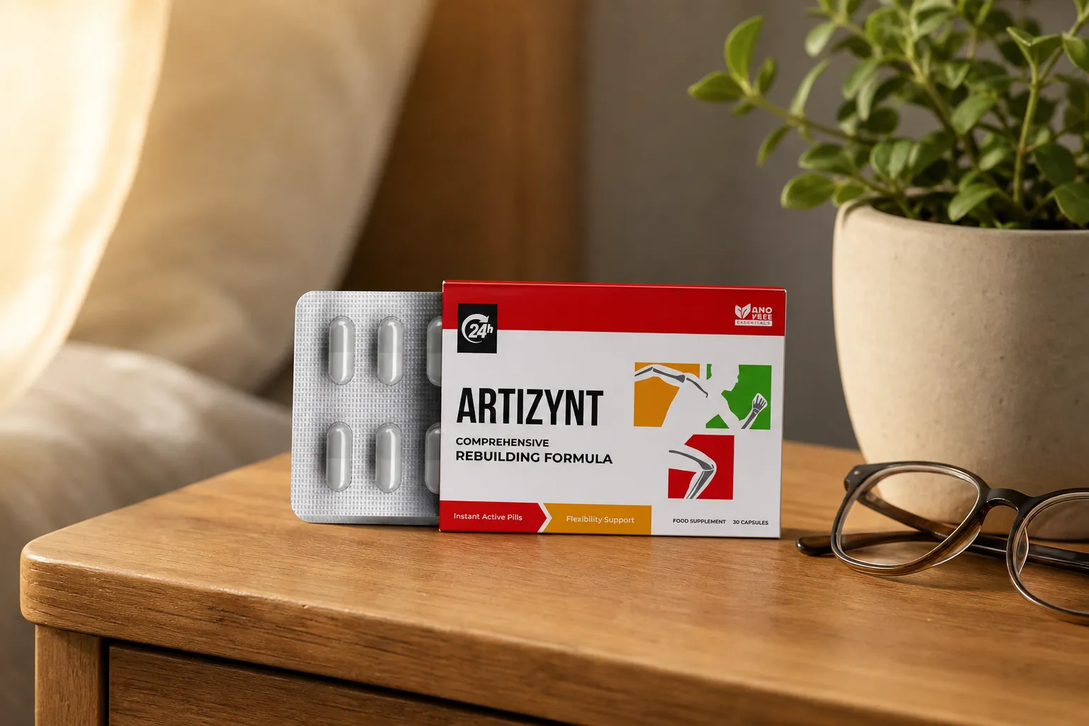 ArtiZynt caps — Verpackung im Alltag