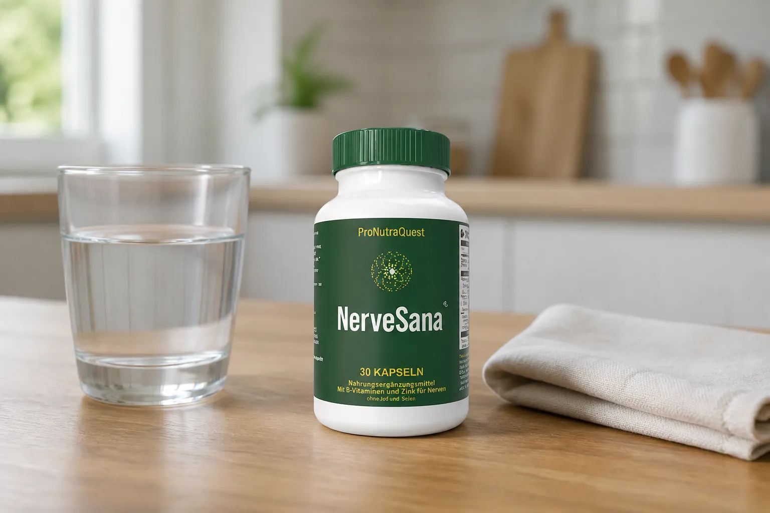 NerveSana — Verpackung im Alltag