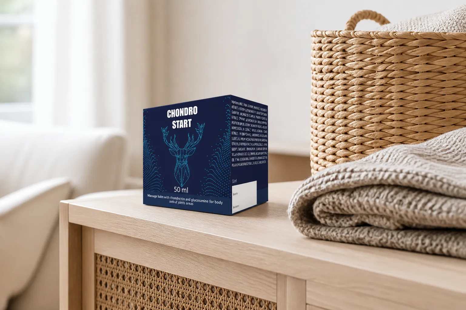 Chondrostart — Verpackung im Alltag