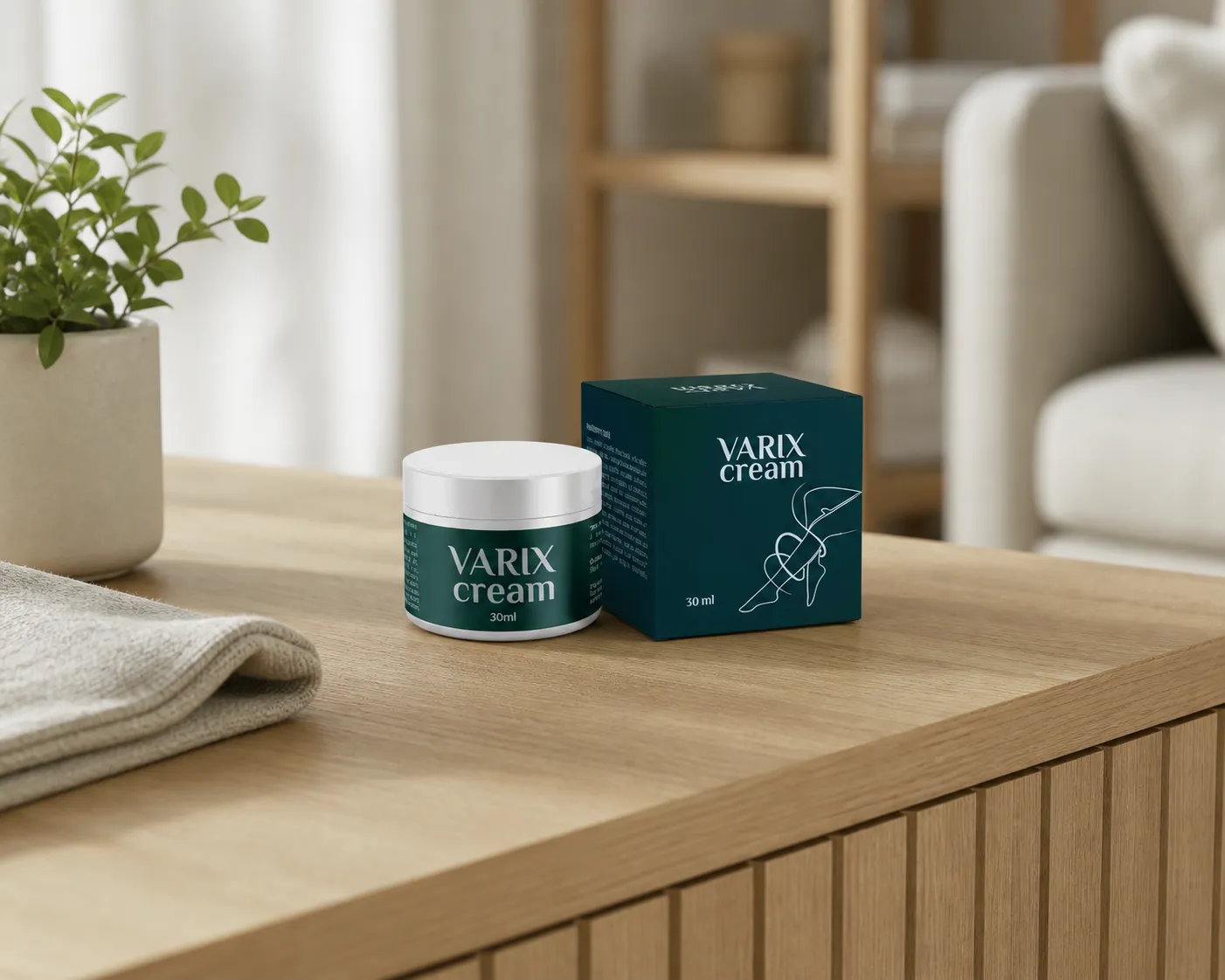 Varix cream — Verpackung im Alltag