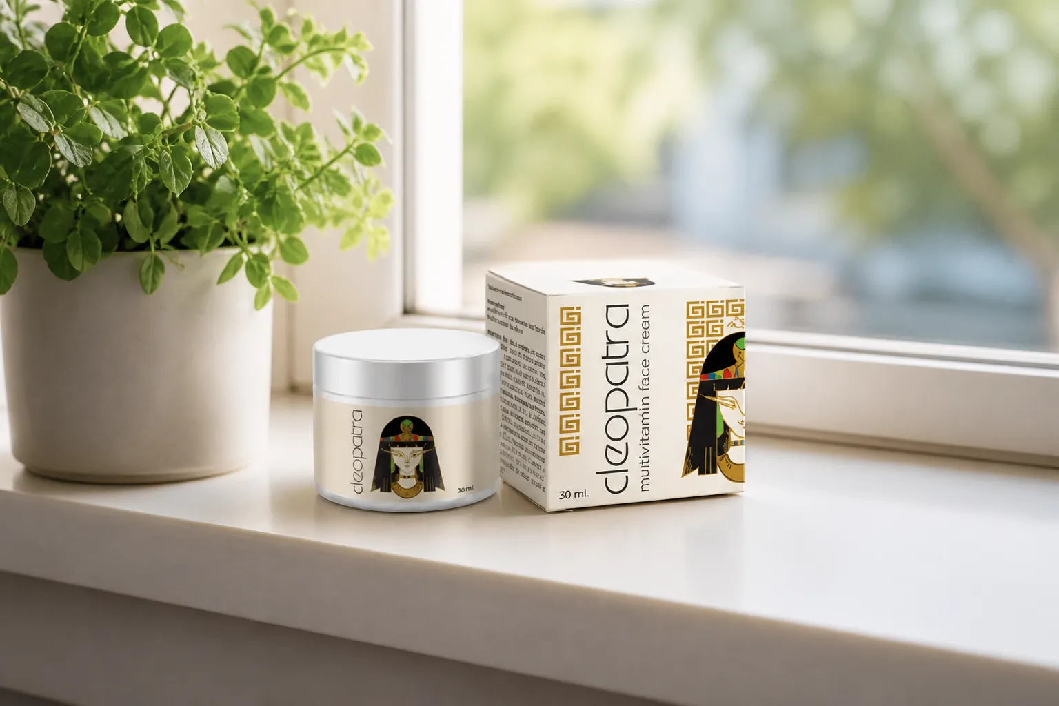 Cleopatra cream — Verpackung im Alltag