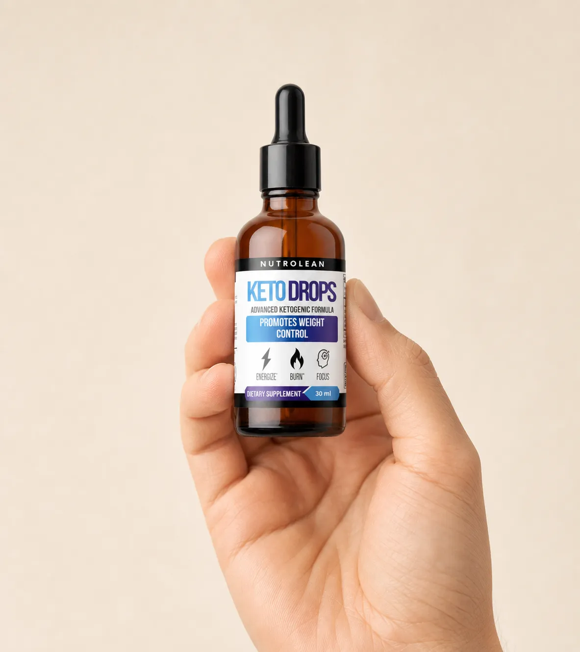 Nutrolean — Verpackung in der Hand