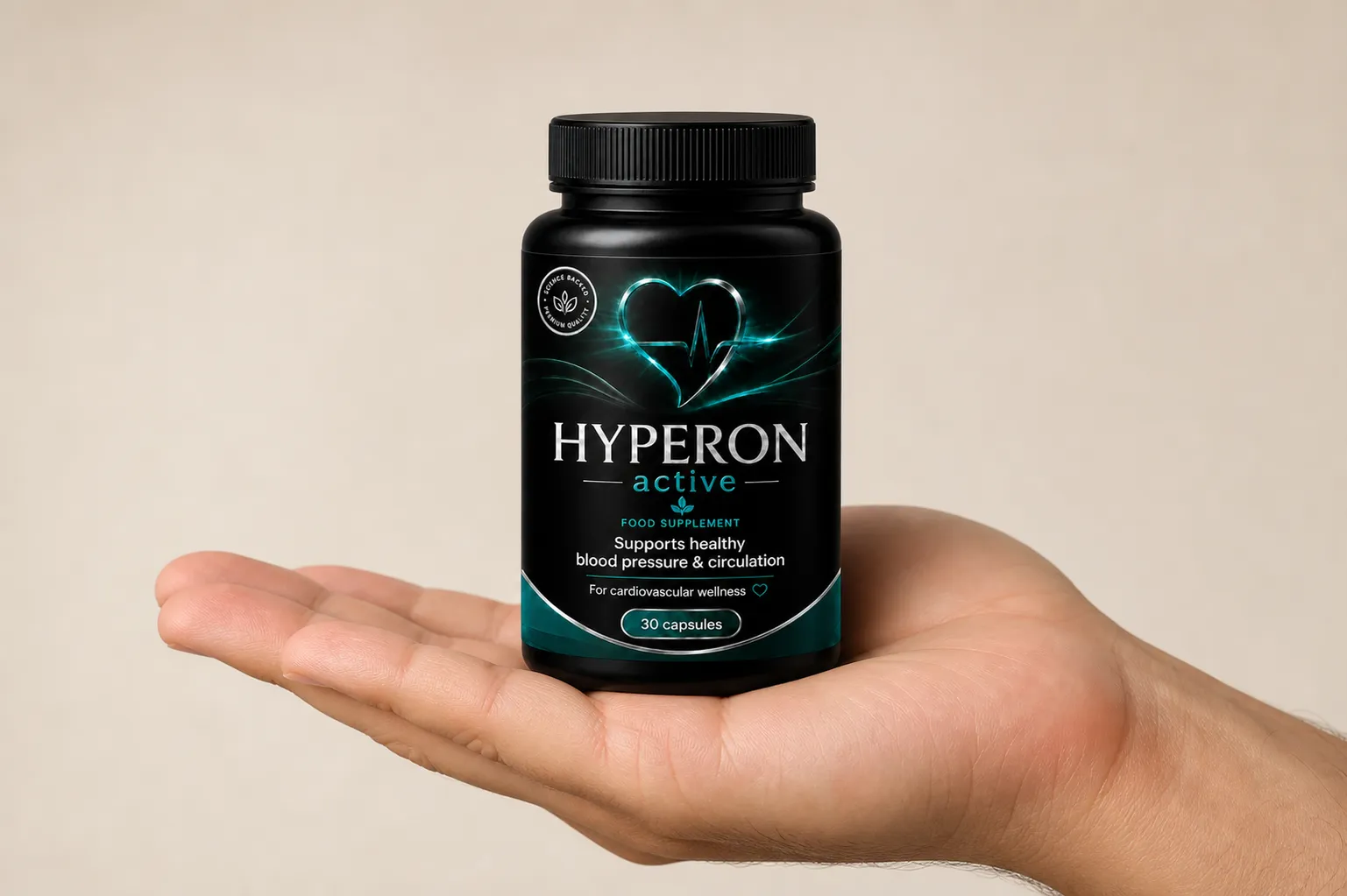 Hyperon — Verpackung in der Hand