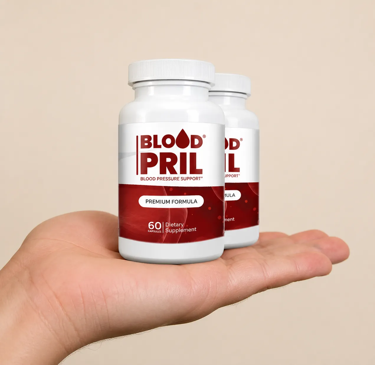 Bloodpril — Verpackung in der Hand