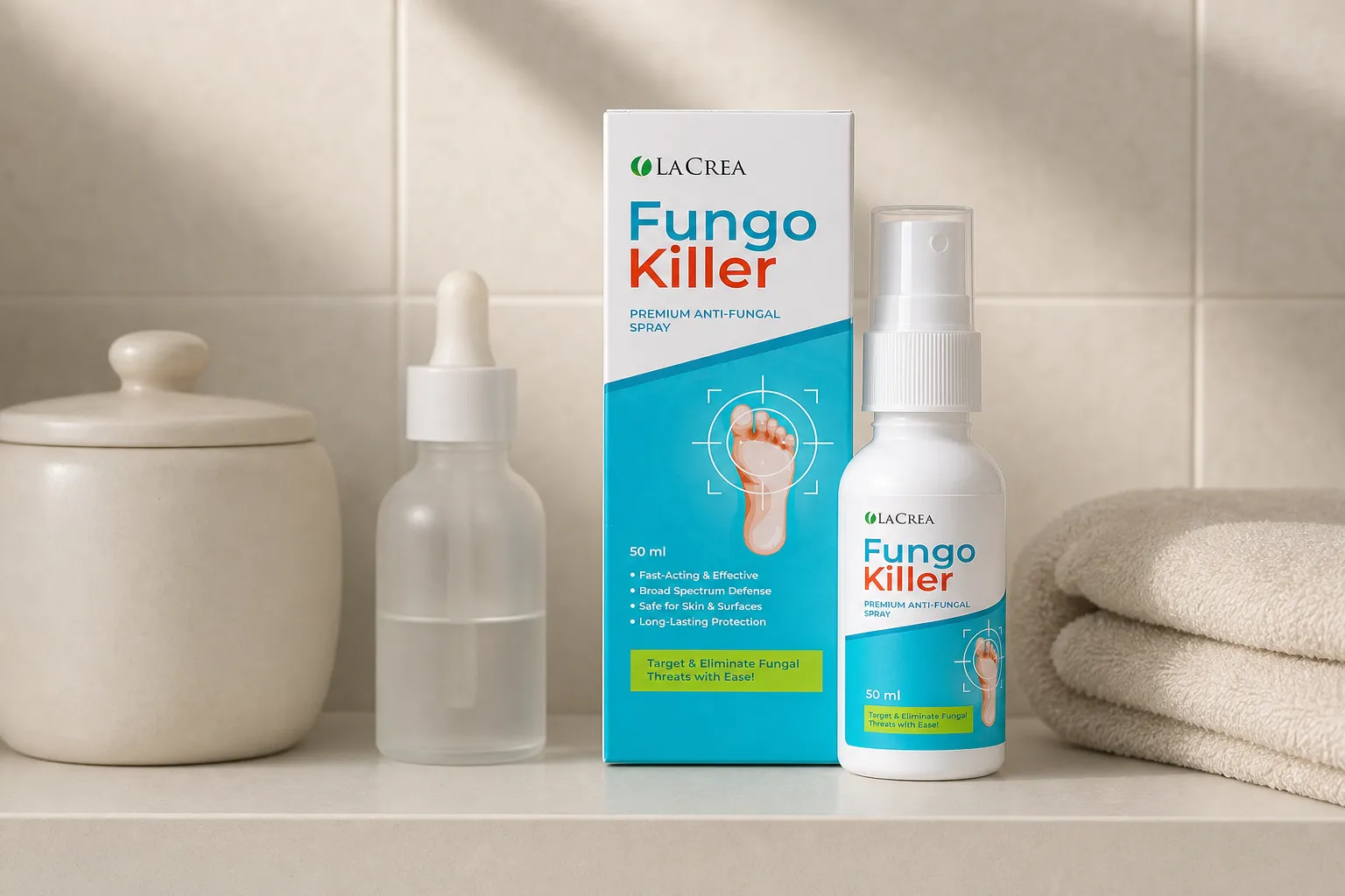 Fungokiller — Verpackung im Alltag