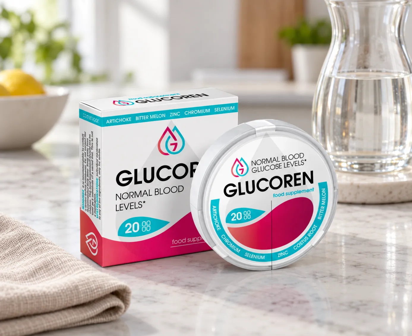Glucoren 49 EUR — Verpackung im Alltag