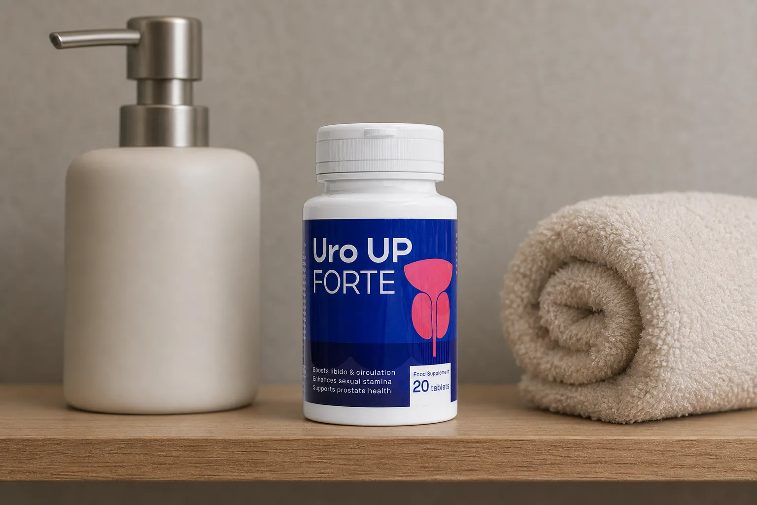 Uro UP Forte — Verpackung im Alltag