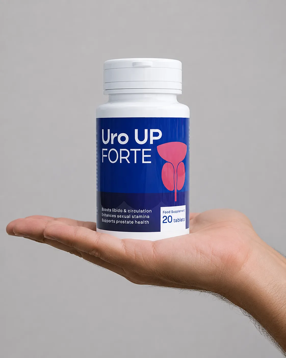 Uro UP Forte — Verpackung in der Hand