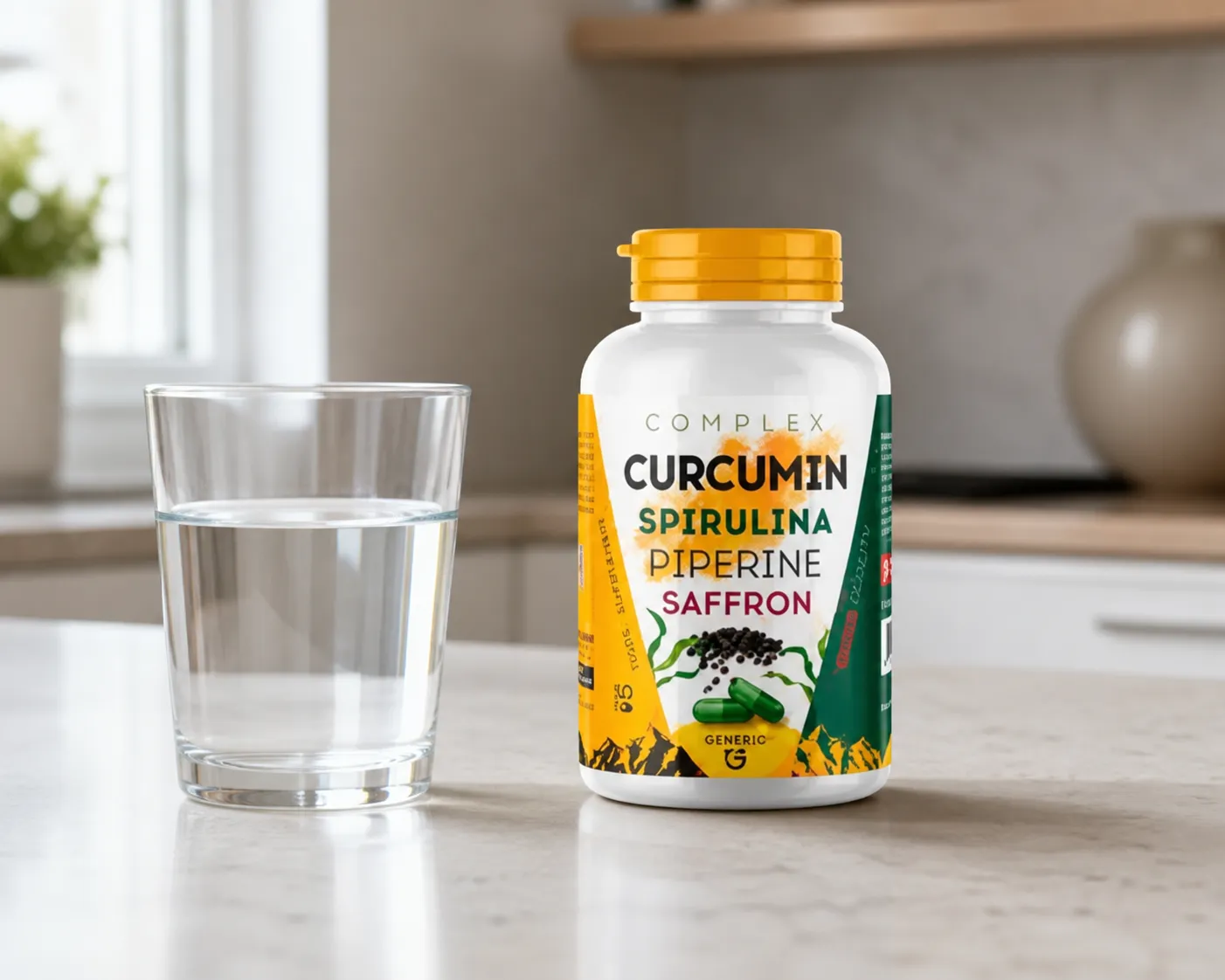 Curcuma Complex — Verpackung im Alltag