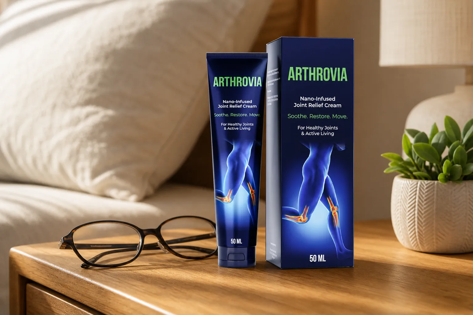 Arthrovia — Verpackung im Alltag