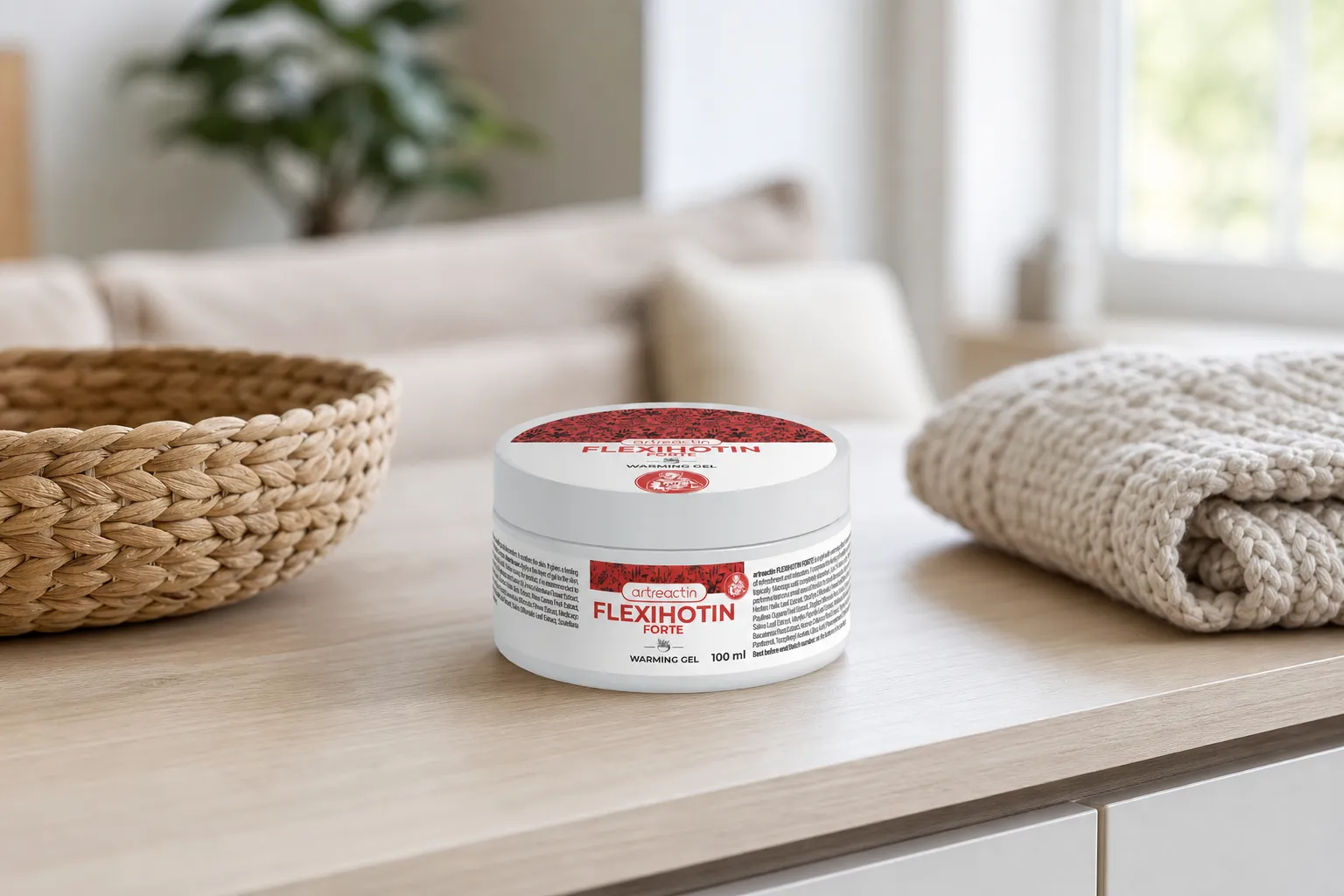 Flexihotin Forte — Verpackung im Alltag