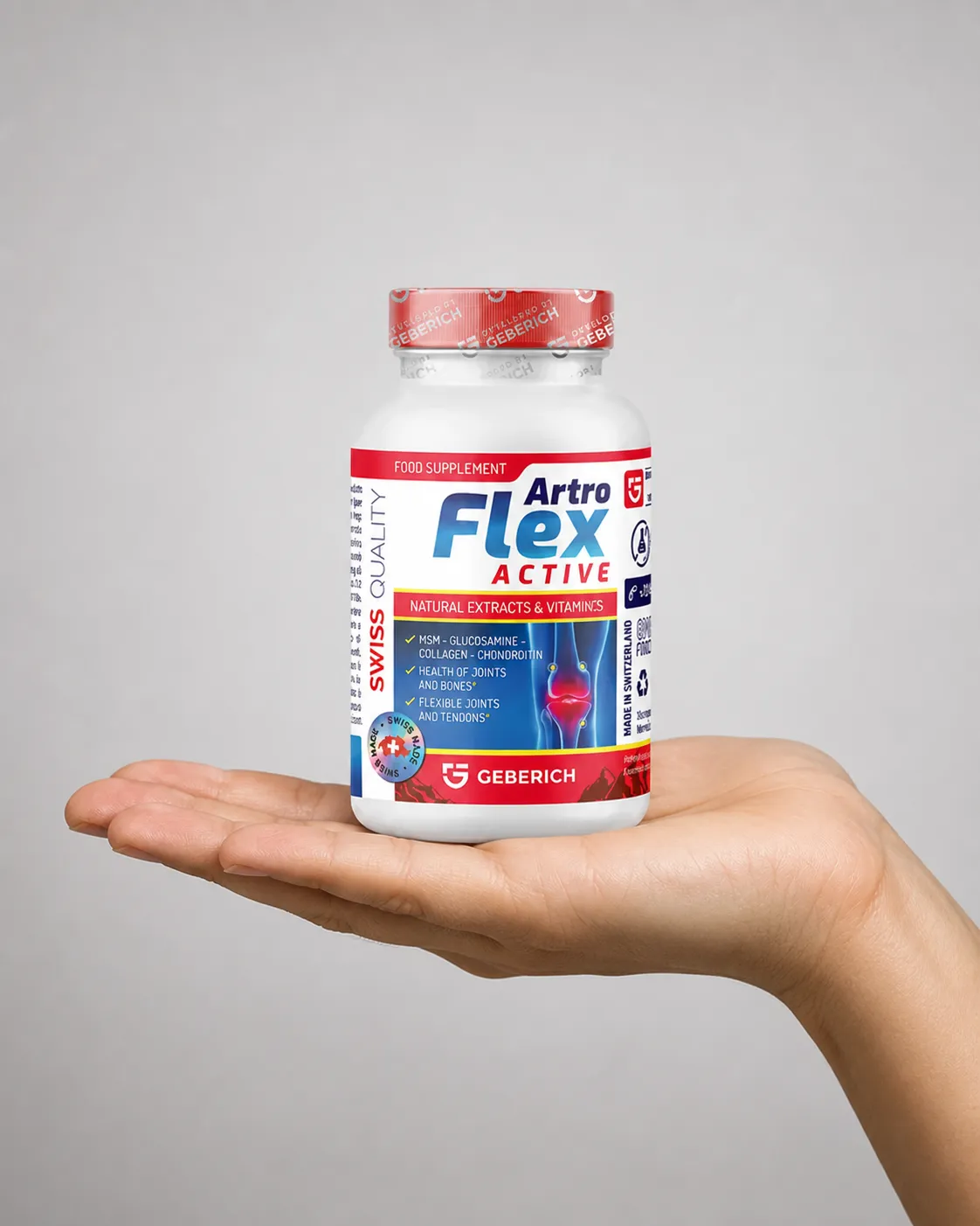 Artroflex — Verpackung in der Hand