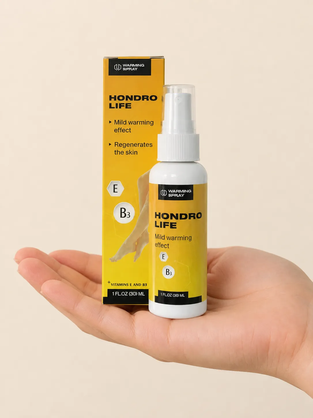 HONDROLIFE — Verpackung in der Hand