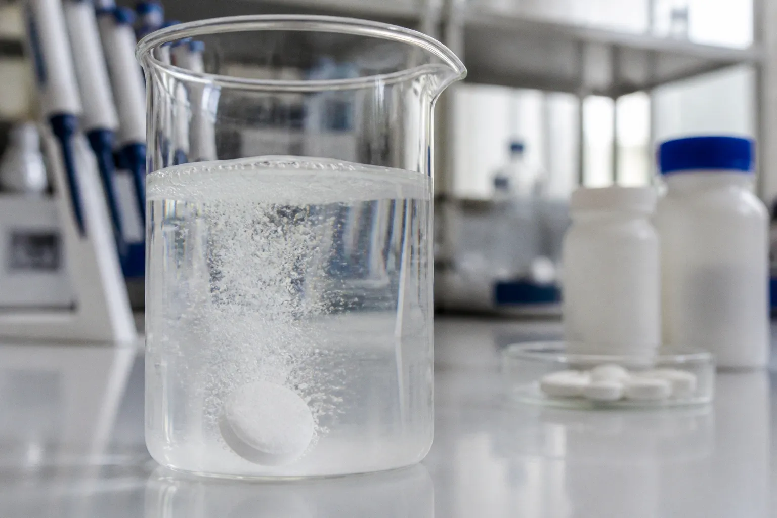 Zinkpräparate aus der Drogerie: Löslichkeitstest im Labor